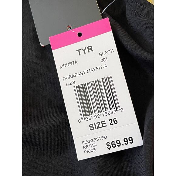 NWT TYR Women's Durafast One Maxfit Swimsuit Size 26 - Picture 6 of 6